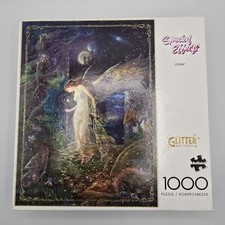 Buffalo Games Ethereal Fairy "Luna" Glitter Edition Fantasy 1000 Pc Puzzle NIB