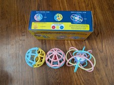 Baby Play Balls And Sensory Teether - 3 Pk