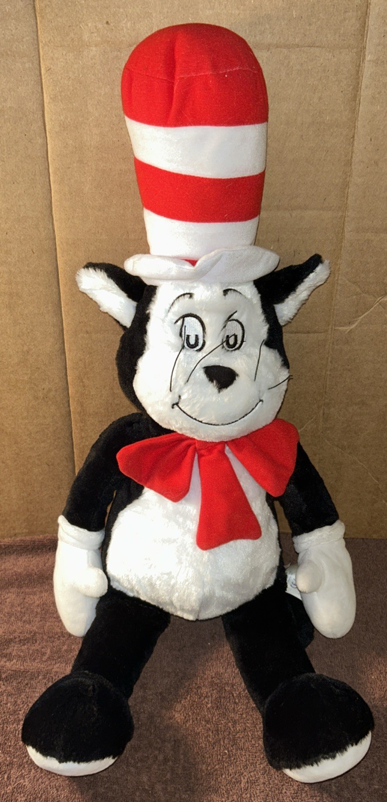 2016 Build-A-Bear Workshop 22-inch Dr Seuss Cat in the Hat Plush Stuffed Animal Toy