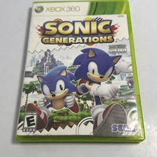 Sega Sonic Generations Xbox 360 Complete + Manual Tested Playable In 3D