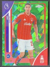 Jair 2025-26 Topps Chrome Sapphire Premier League Green Sapphire RC /99 #159