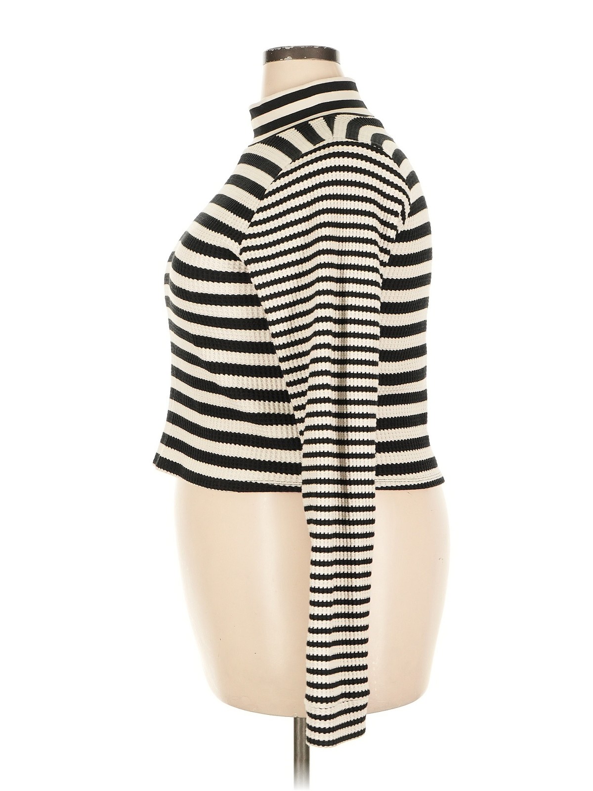 Aerie Women Ivory Turtleneck Sweater XXL - image 4