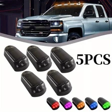 5pcs Wireless Solar Powered Cab Lights for Truck, Solar Cab Lights Punch-Free
