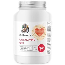 Coenzyme Q10 - Heart  Cardiovascular Support Supplements for Dogs, 60 Capsules