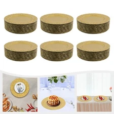 150Pcs Charger Plates Round Charger Plates Decor Charger Plates for Wedding