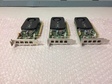 LOT of 3 Dell Nvidia NVS 510 2GB 4x Mini DP Video Graphics Card