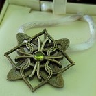 Molina Fine Jewelers Sterling Silver 925 Peridot Pendant Necklace With Box — photo 3