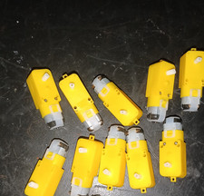 10 TT Motor DC Electric Motor 3V-6V Dual Shaft Geared Motor Magnetic Gearbox E