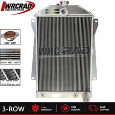 3-rows At Mt Radiator For 1940 1941 Chevy Special Deluxe Master 85 V8 Conversion