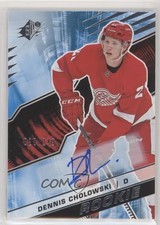 2018-19 SPx Rookies Tier 1 Auto 30/249 Dennis Cholowski #R-DC Auto 01g1