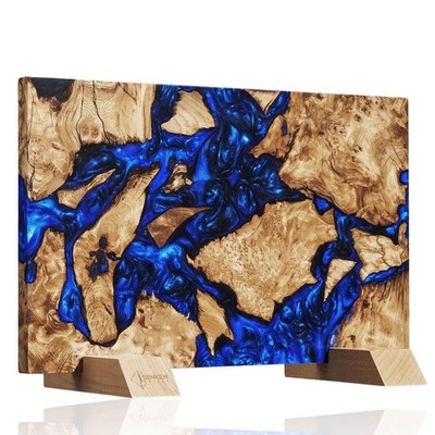 SENKEN ''Dark Tsunami'' Extra Large Magnetic Knife Block - Holds Up t... Fast Ship