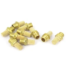 10Pack 1/8BSP Male Thread Brass Pneumatic Air Exhaust Breather Muffler Filters