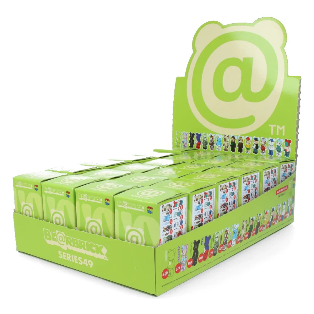 Bearbrick Série 49 coffret cadeau 24 blind boxes surprise 100% Medicom