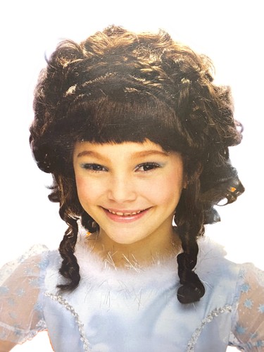 Halloween Girls Glamorous Princess Curly Brown Wig - 第 1/1 張圖片