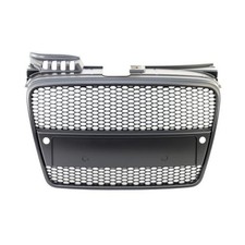 Sportgrill / Kühlergrill passend für Audi A4 B7 05-08 Matt-schwarz in Wabengitte