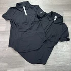 NWOT Set of 2 Lululemon Quick-Drying Polo Shirt Womens 8 Medium Black Stretch