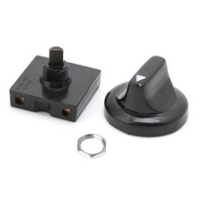 4 Position 3 Speed Fan Switch Rotary Controller with Knob 13A 250V