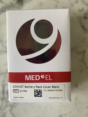 Sonnet Battery Pack Cover Schwarz Med El Batterie Abdeckung Akkudeckel Deckel 