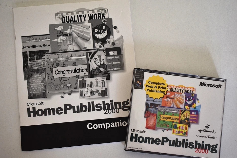 Microsoft Front Page 2000 w/Product Key Plus Free Microsoft Home Publishing 2000 - Image 3 of 4