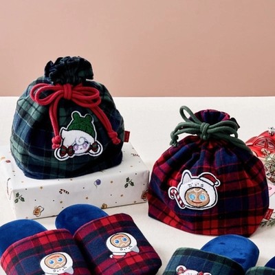 NEW Cookie Run Kingdom x Butter Shop Drawstring Pouch Bag Milky Way GingerBrave