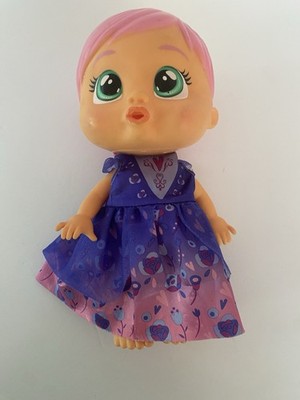 Cry Babies Stars Emily Doll Pink Hair 10 Inches with Dress & Bathing Suit