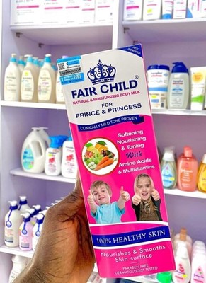 Fair Child Natural & Moisturizing Body Milk Shower Bath, Lotion