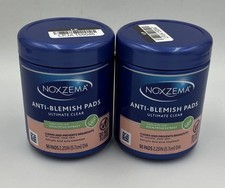 Lot Of 2 - Noxzema Ultimate Clear Anti Blemish Pads - Eucalyptus - 90ct