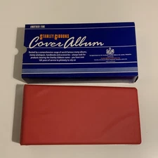 Stanley Gibbons Cover Album Red With 7 Sleeves