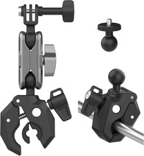 Motorcycle Bike Mount Handlebar Clamp for Gopro Insta360 X6 X5 X4 Air X3 Ace