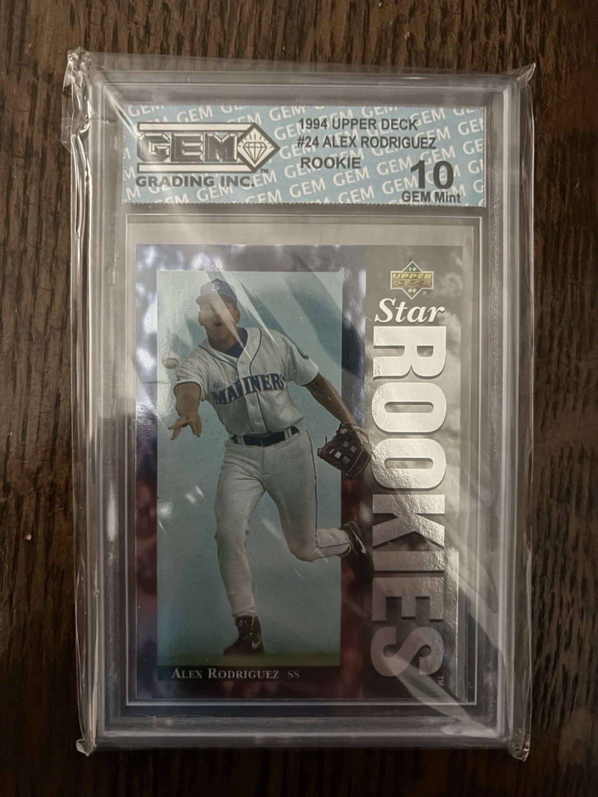 1994 Upper Deck - Alex Rodriguez #24 (RC) GEM Graded 10, GEM Mint!!
