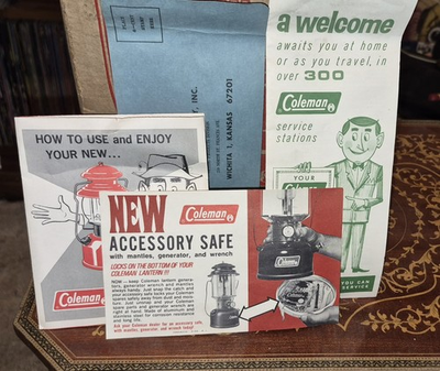 #ad Vmtg Red 2004 Coleman Lantern Birthdate 12 68 $750.00