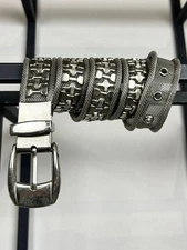 Vintage Streetwear Japanese Hysteric Avant Garde Style Real Metal Belt 90s y2K
