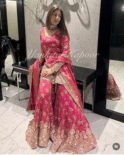 SALWAR KAMEEZ PAKISTANI INDIAN WEDDING PARTY WEAR BOLLYWOOD SUIT SHARARA PLAZZO