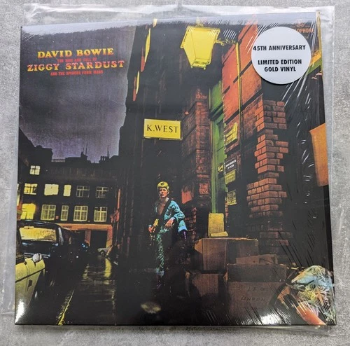 DAVID BOWIE - Ziggy Stardust 45th Anniversary GOLD VINYL Mint Unplayed