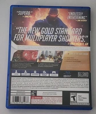 Overwatch PS4 Game of the Year Edition PlayStation 4 | eBay