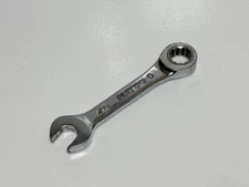 Matco Tools USA GRBSM1414 SAE  7/16” Ratcheting Combination Wrench Stubby Chrome