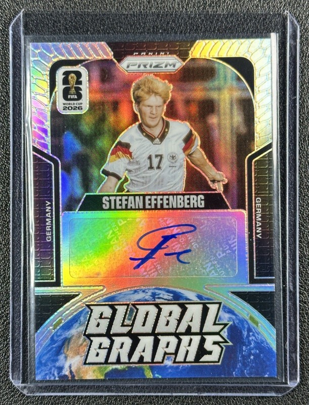 STEFAN EFFENBERG 2026 PANINI PRIZM WORLD CUP GLOBAL GRAPHS SILVER AUTO 65/75