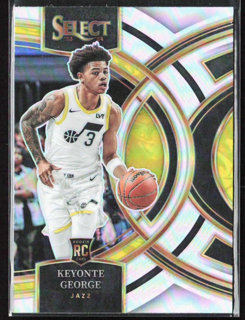2023-24 Panini Select Keyonte George Premier Level Silver Prizm Rookie Jazz