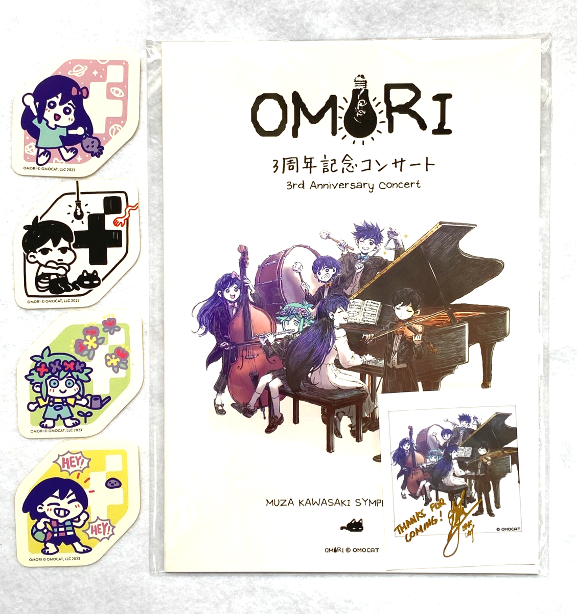 Omori 3rd Anniversary Concert Pamphlet With Special Sticker