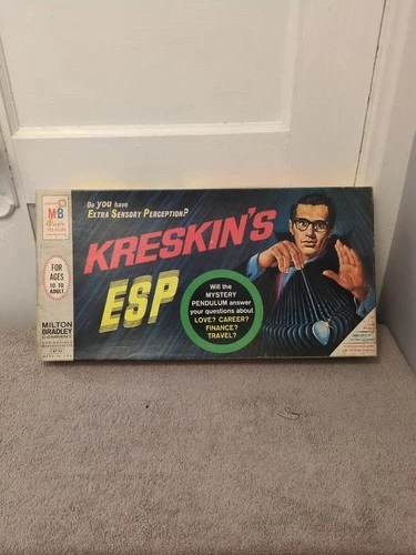 VTG Board Game Amazing Kreskin's ESP Milton Bradley Mentalist Complete GRT SHAPE