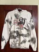 Scream Ghostface Call Me Hoodie Scream Movie Size medium Tie Die Sweatshirt