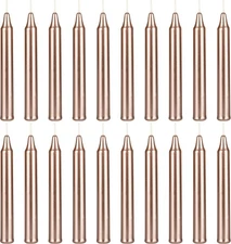 20 pcs Unscented White Exquisite Mini Taper Spell Candles, 4 Inch Tall x 1/2 ...