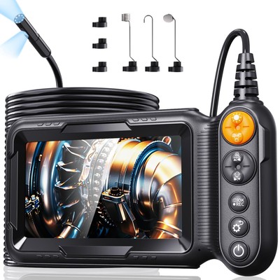 Borecope with Light 5M 5in Dual Lens Endoscope Camera with Light Digital Insp...