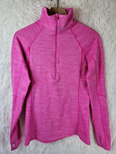 Under Armour Cold Gear Women's Running Jacket Medium Half Zip Pink