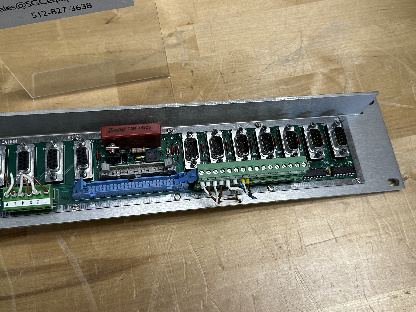 Karl Suss Interlock Override PCB Assy 260PC212 PN: 614PC212 REV: 02 | eBay