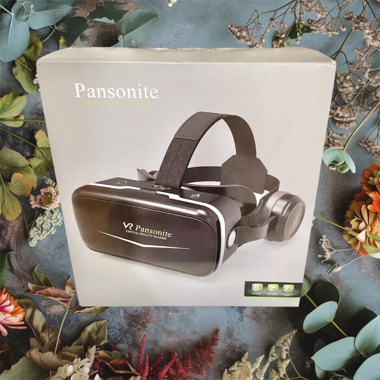 Pansonite VR Headset with Remote Control 3D Glasses Virtual Reality ...