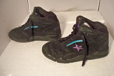 Vintage 90s Converse Mid Basketball Official NBA Shoes Men Size