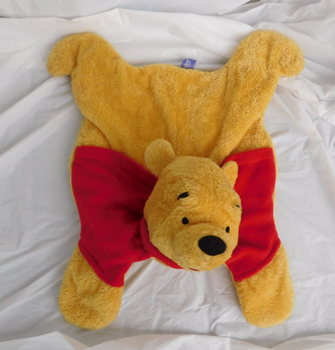 Vintage Disney Winnie The Pooh Plush Throw Blanket, Baby blanket rare
