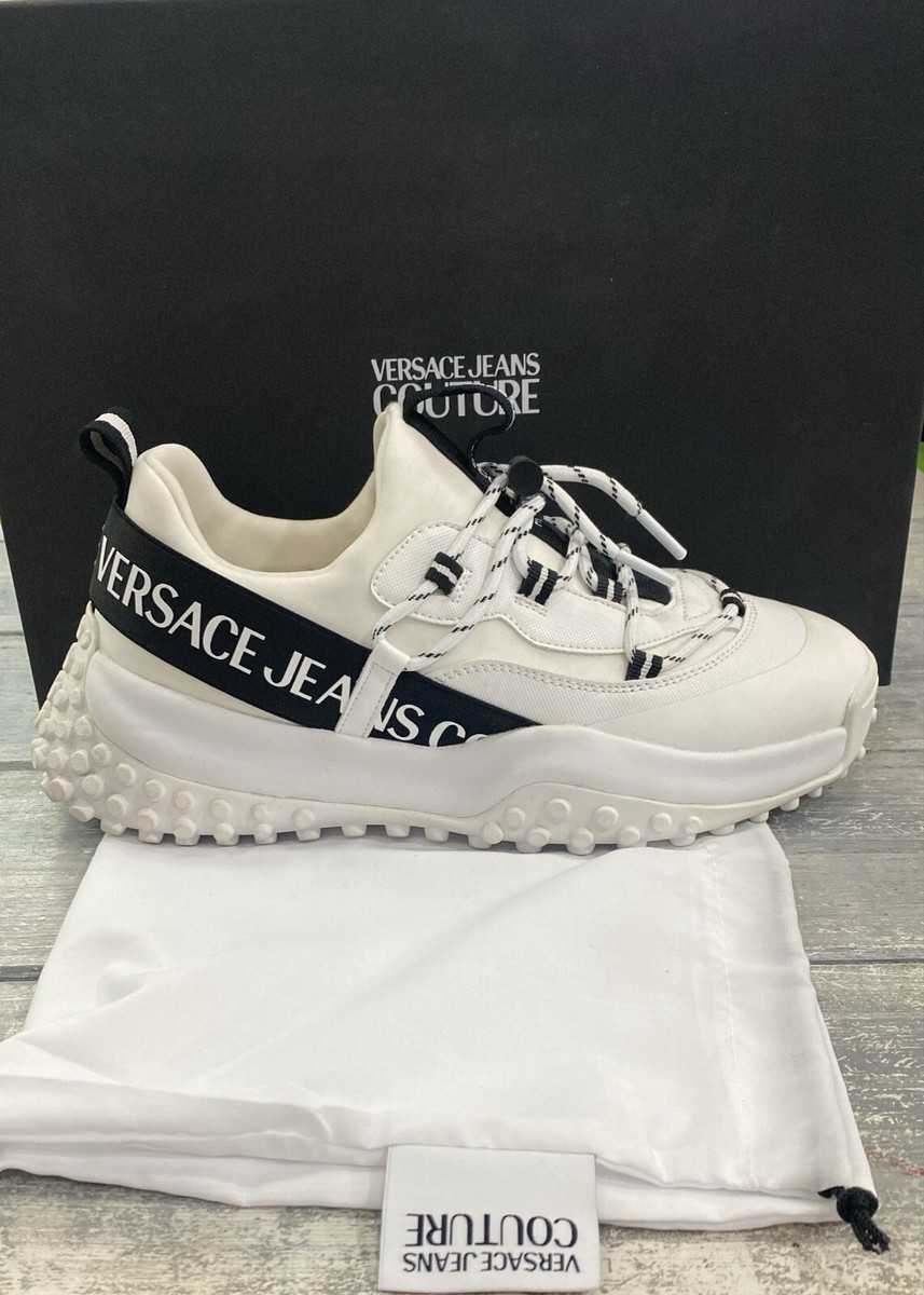 Versace Jeans Couture Men's White Shoe Size EU 40 VJU4 (Insole 25