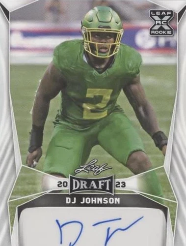 2023 Leaf Draft D.J. Johnson #BA-DJJ